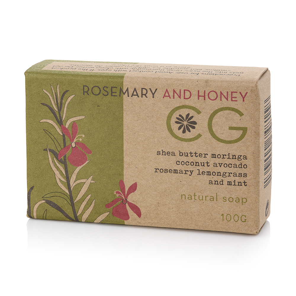 Cinnabar Green Rosemary & Honey Bath Soap – 100g