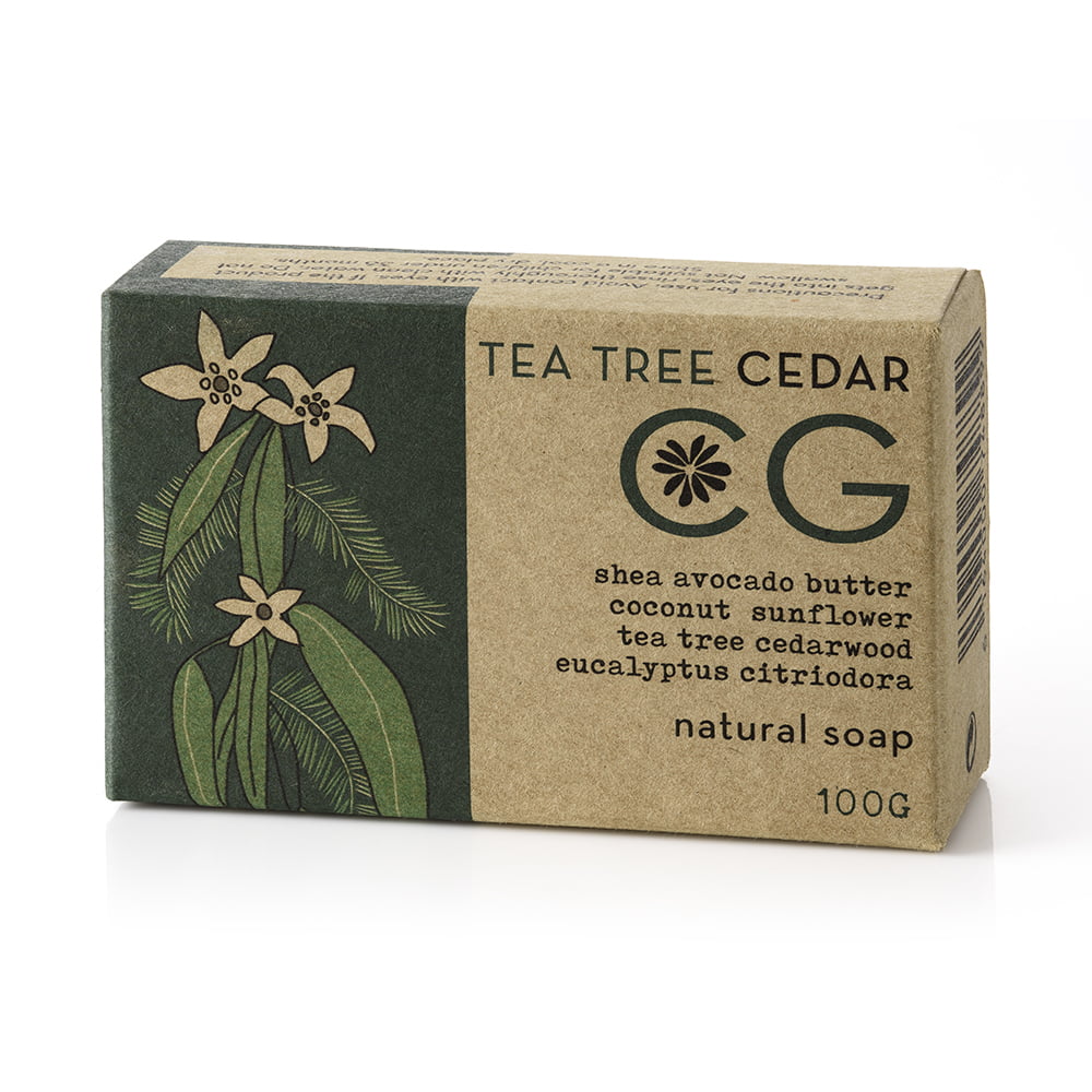 Cinnabar Green Tea Tree & Cedar Bath Soap – 100G
