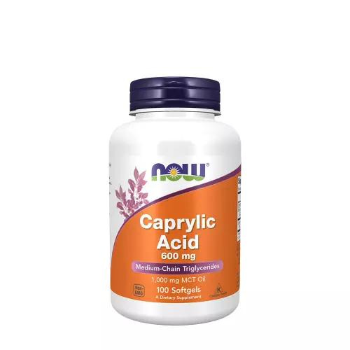 Now Caprylic Acid 600mg 100 Softgels