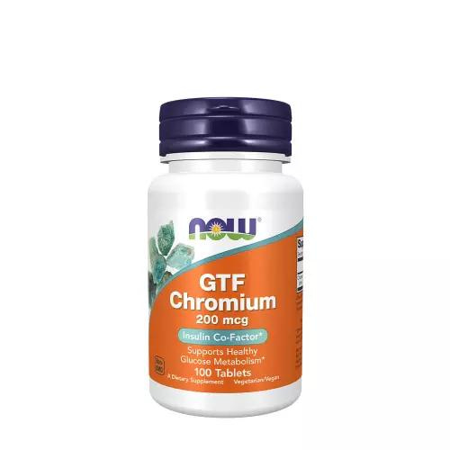 Now GTF chromium 200 mcg Yeast Free100 tablets