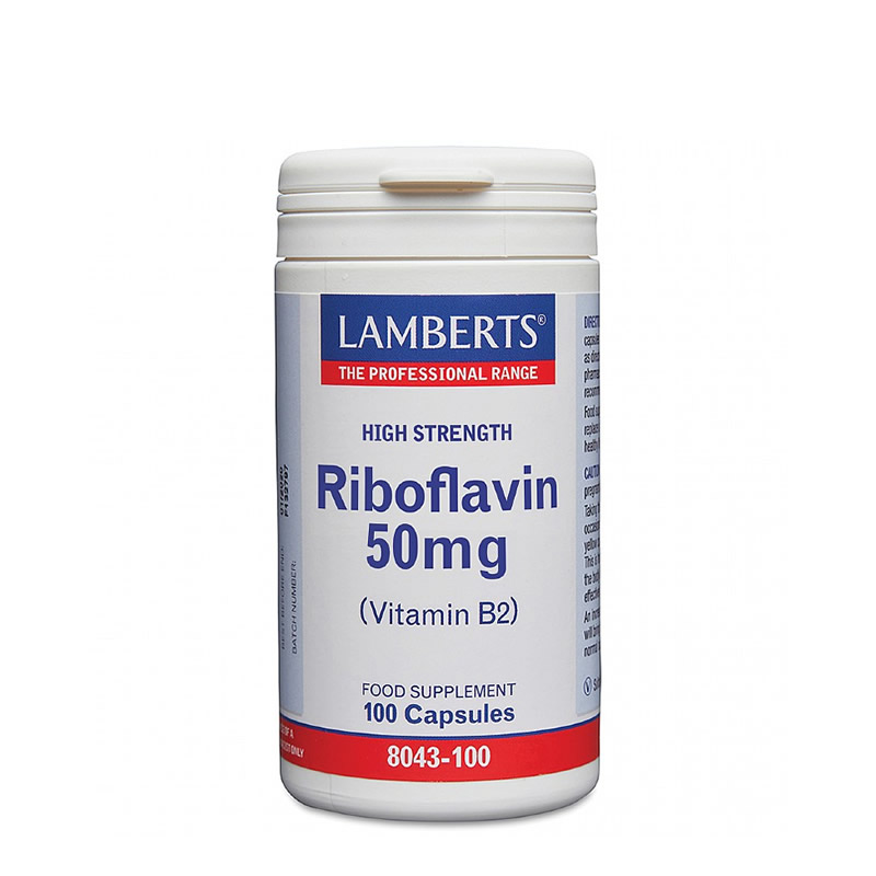 Lamberts Riboflavin 50mg 100Caps