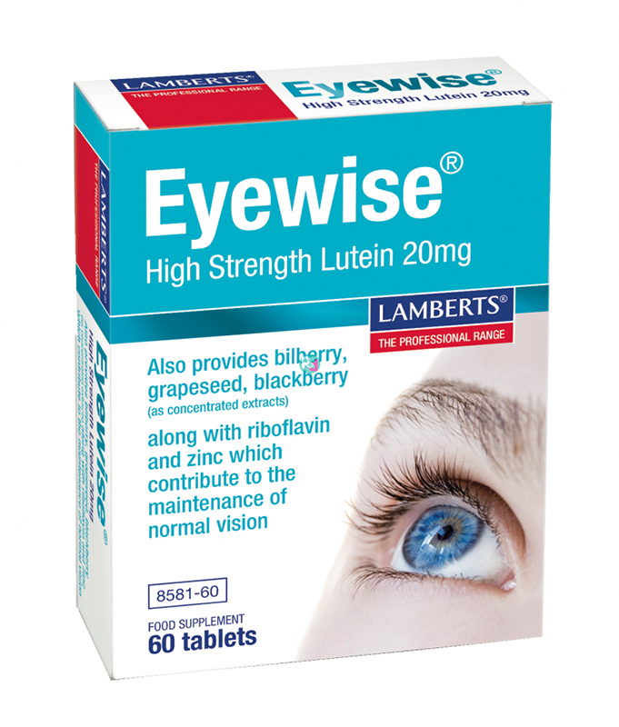 Lamberts Eyewise High Strength 20mg 60 Tablets