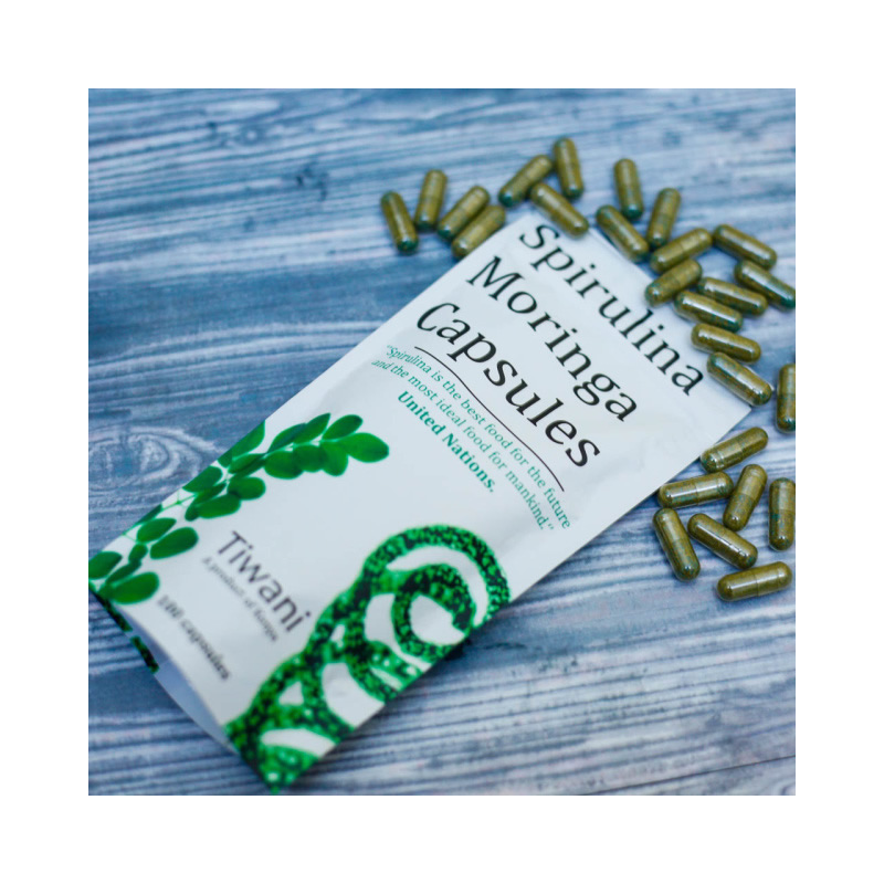 Tiwani Spirulina and Moringa capsules 100’s