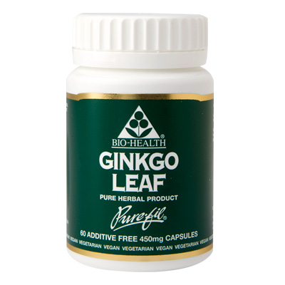 Bio Health Ginkgo Leaf (Ginkgo Biloba) 60 caps