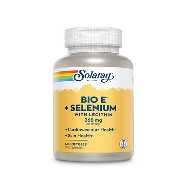 Solaray Bio E + Selenium 268mg