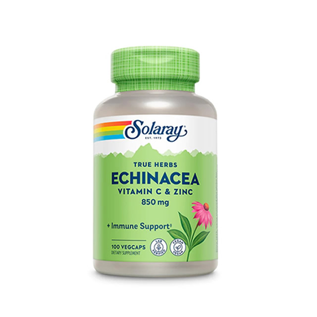 Solaray Echinacea Root with Vitamin C & Zinc 850mg