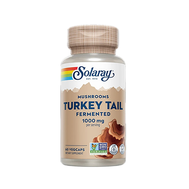 Solaray Org Grown Fermented Turkey Tail 1000mg