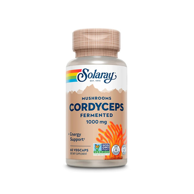 Solaray Org Grown Fermented Cordyceps 1000mg