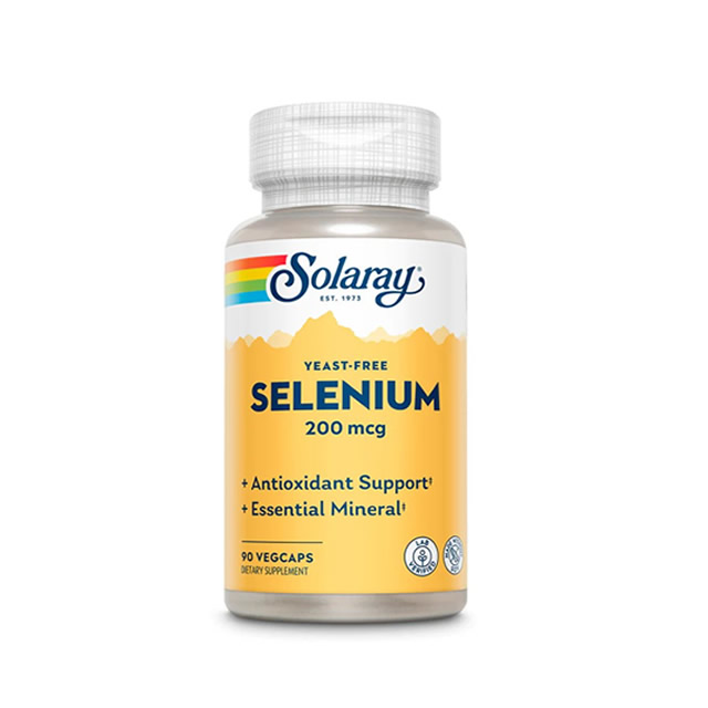 Solaray Selenium 200mcg, Yeast-Free