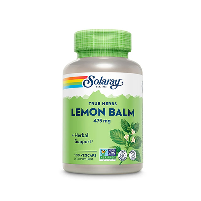 Solaray Lemon Balm 475mg