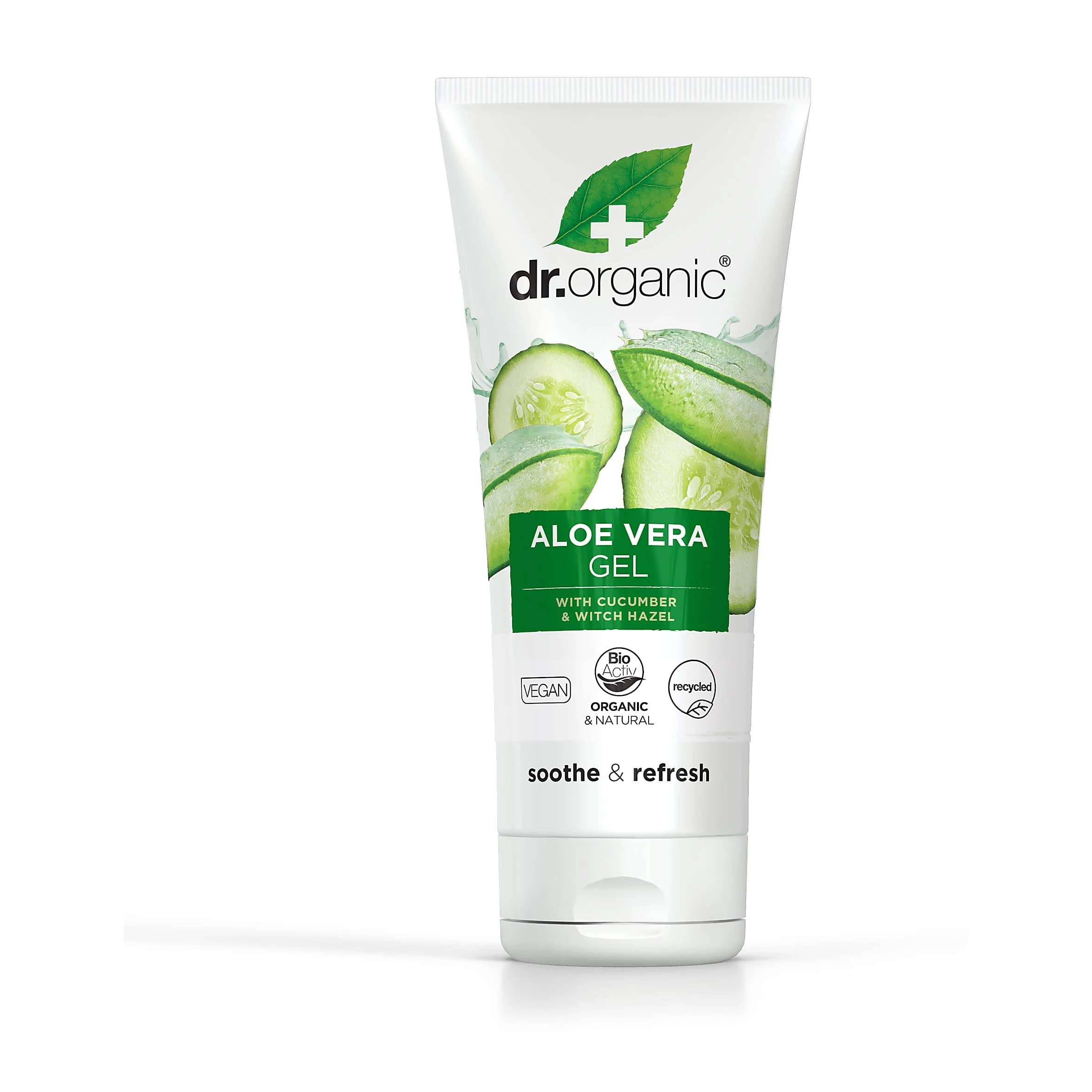 Dr. Organic Aloe Vera Gel with Cucumber/Witch Hazel 200ml