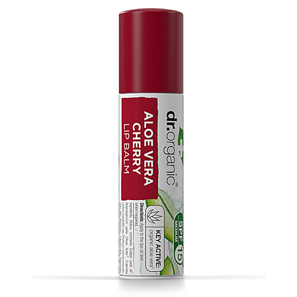 Dr. Organic Aloe Vera Lip Balm Cherry 5.7ml