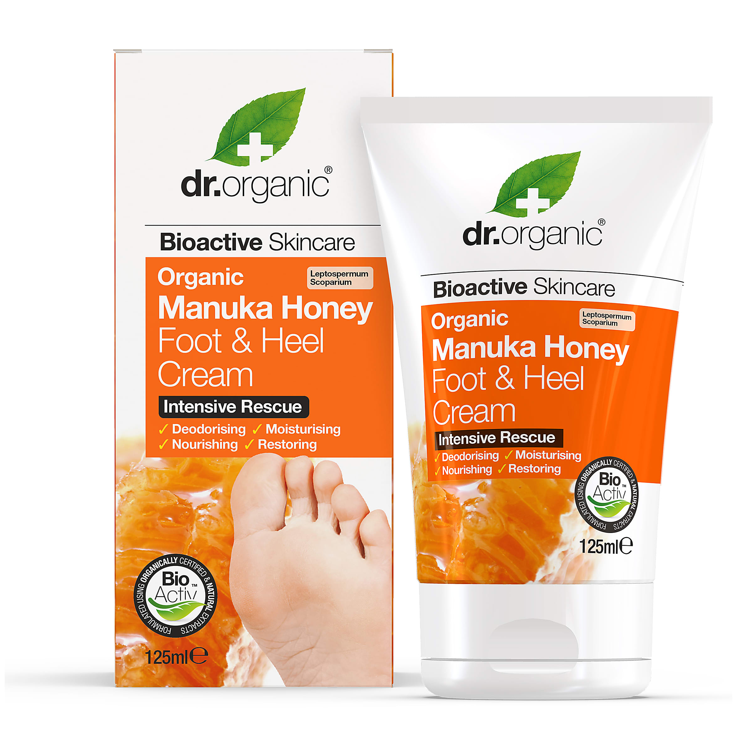 Dr. Organic Manuka Honey Foot & Heel Cream 125ml