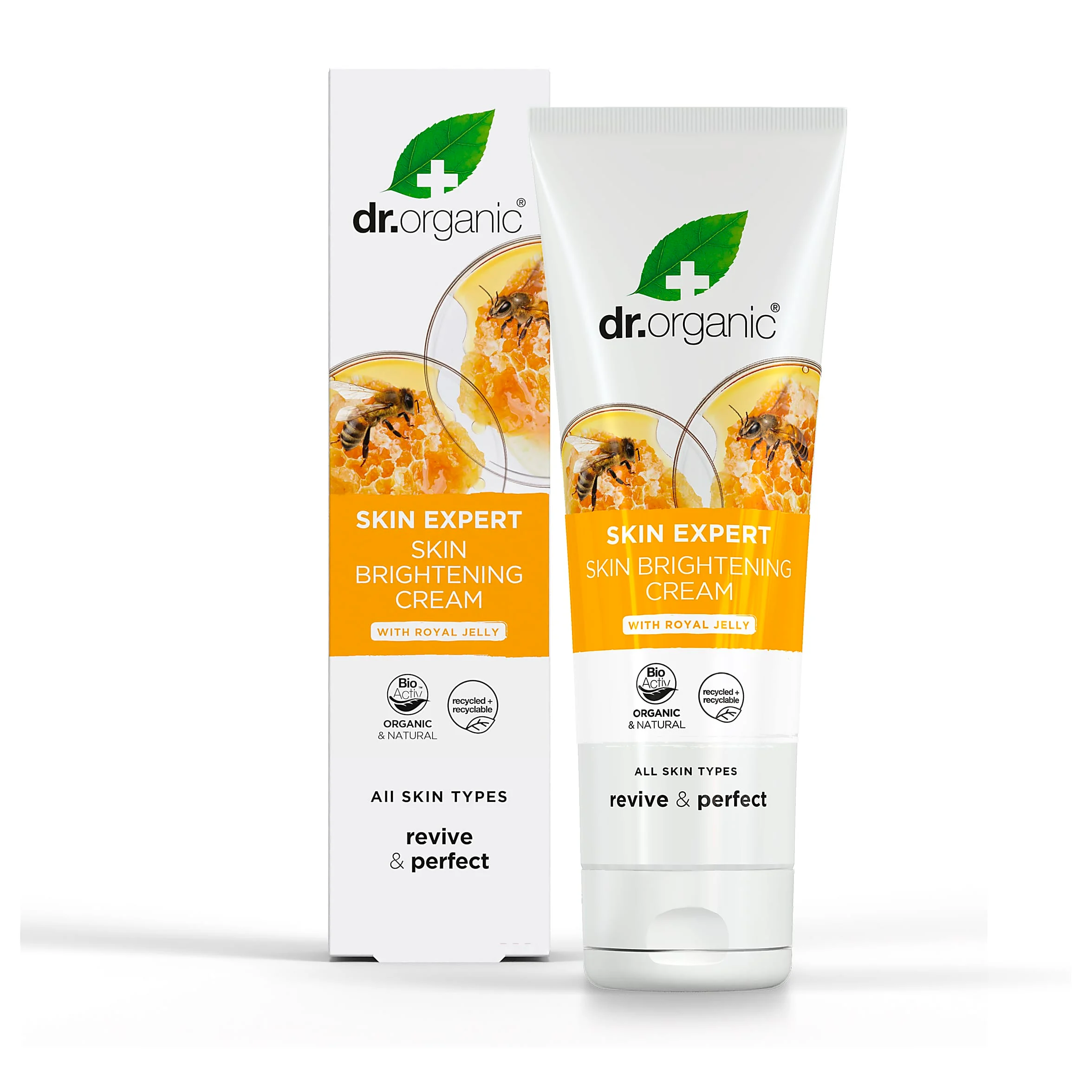 Dr. Organic Royal Jelly Skin Brightening Cream 125ml