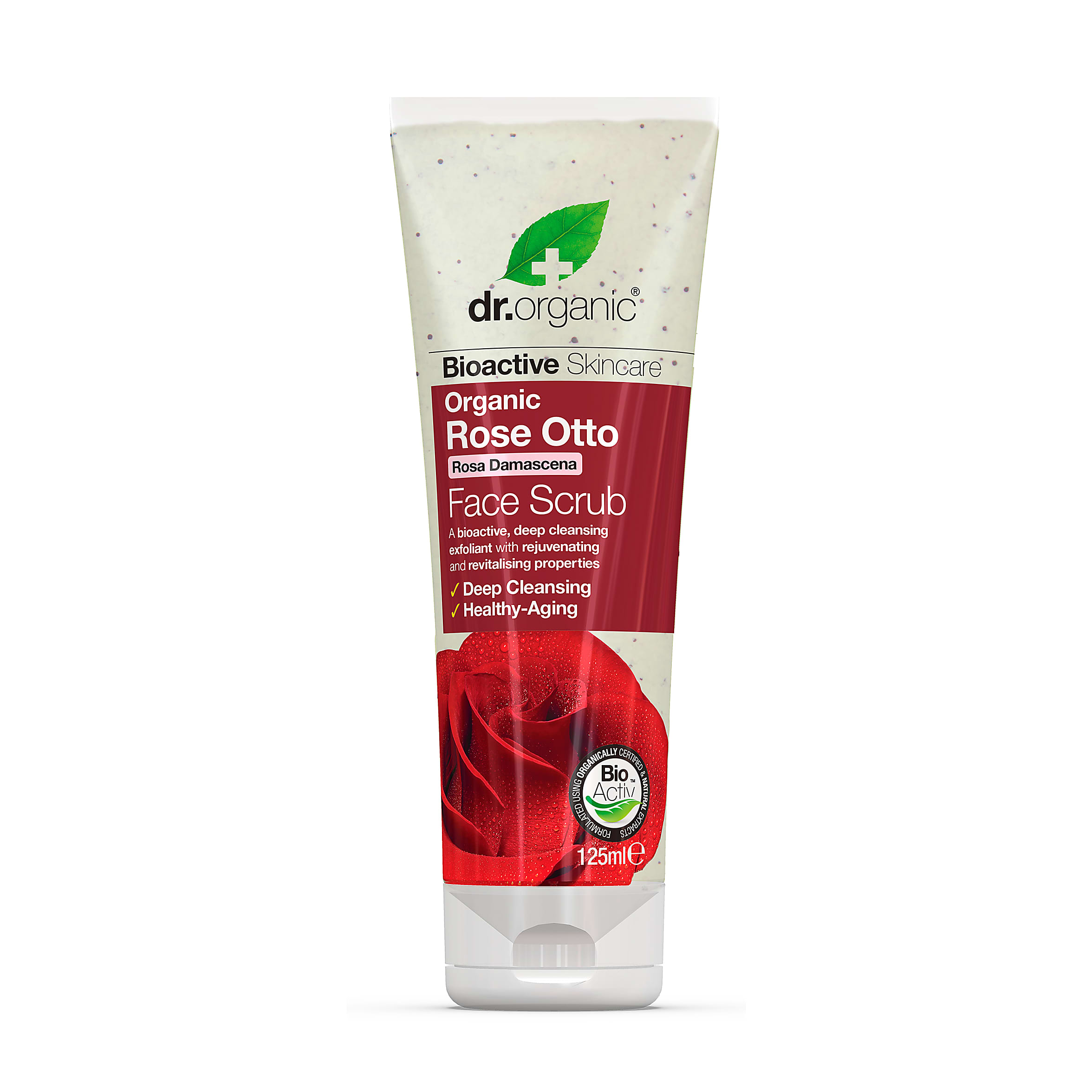 Dr. Organic Rose Otto Face Scrub 125ml