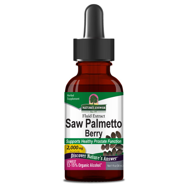 Nature’s answer Saw Palmetto 30ml - Alcohol Free