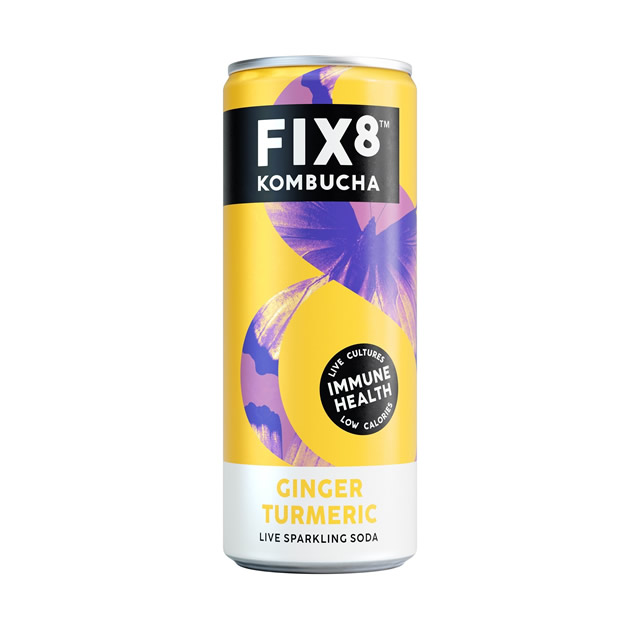 FIX 8 Ginger Turmeric Kombucha