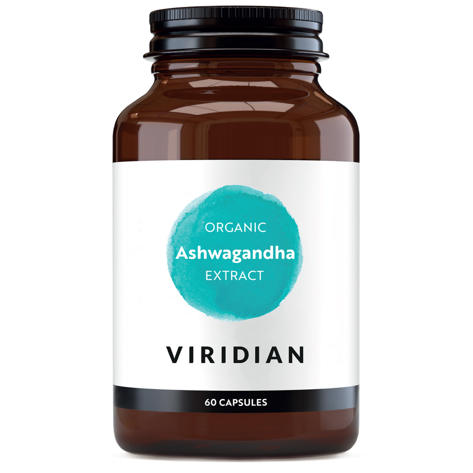 Viridian Organic Ashwagandha 60 Veg Capsules