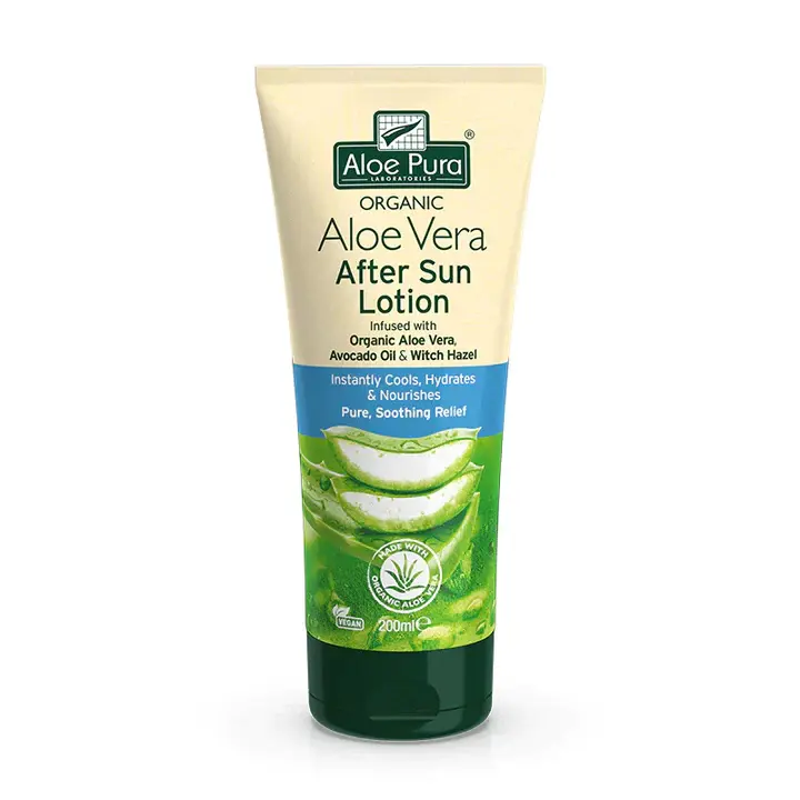 Optima Organic Aloe Vera After Sun Lotion 200ml