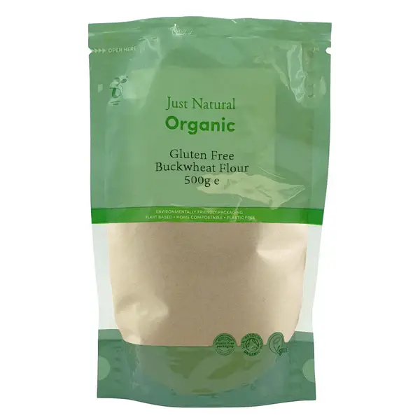 Just Natural Organic Gluten Free Buckwheat Flour 500g