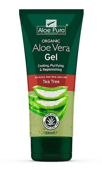 Optima Organic Aloe Vera Gel with Tea tree 200ml