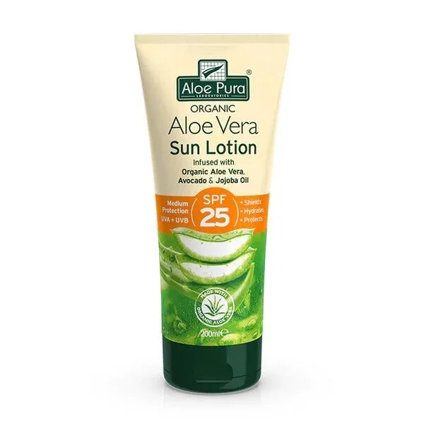Optima Aloe Pura Sun Lotion SPF25 - 200ml