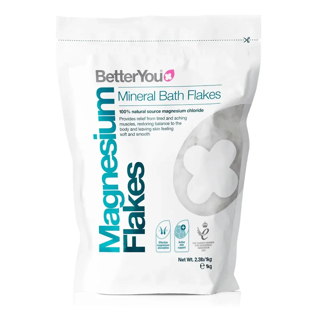 BetterYou Magnesium Mineral Bath Flakes 1KG